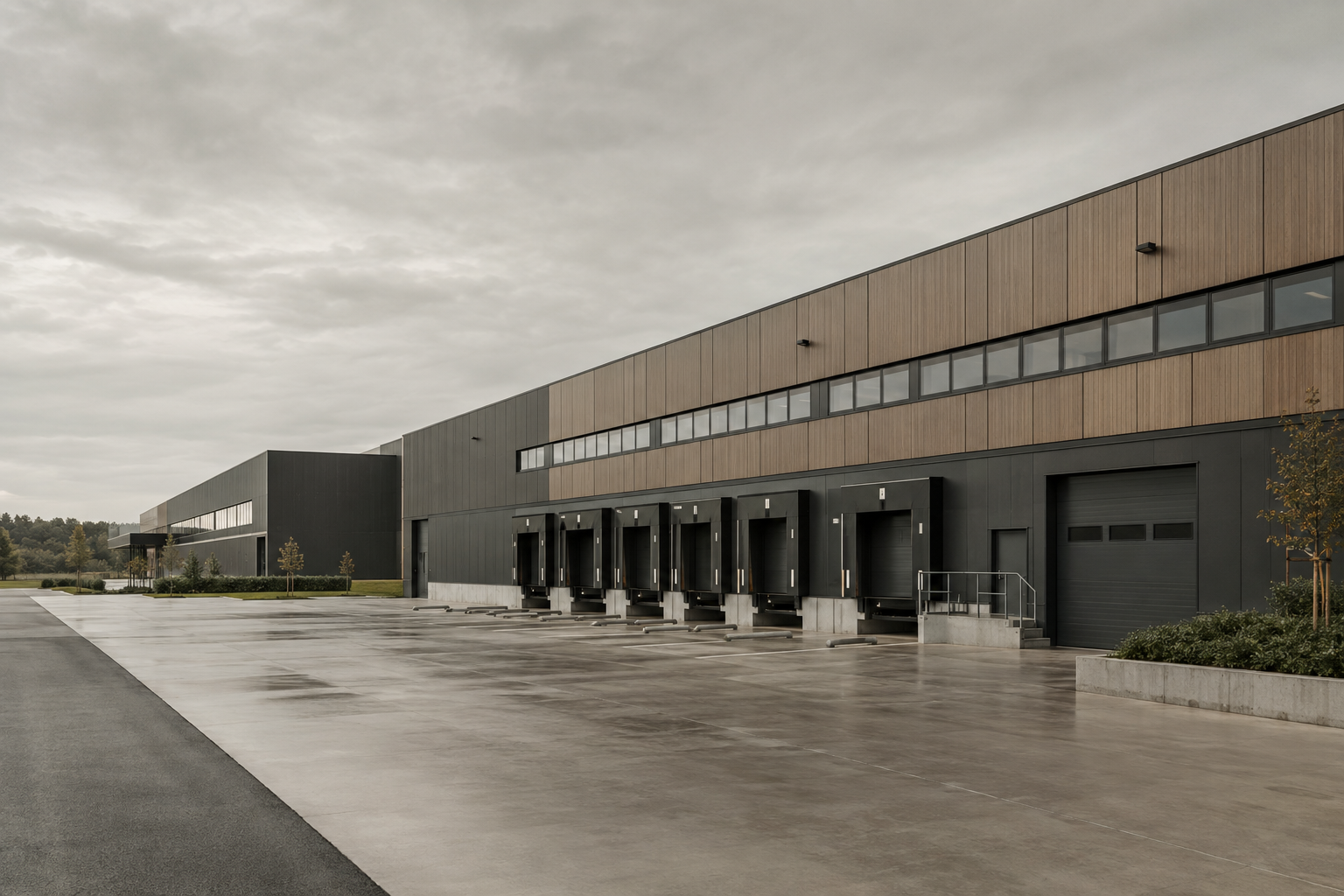 Modern European logistics and industrial facility